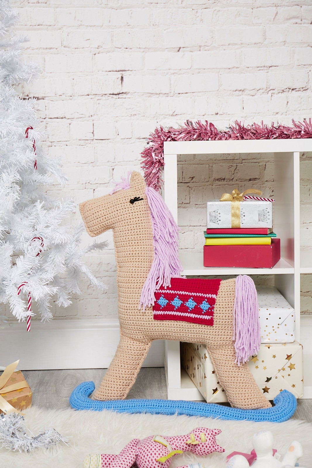 37 Horse Crochet Patterns: Amigurumi Horses, Ponies, Hobbyhorses, and More 12 rocking horse crochet toy/ crochet rocking horse/ crochet