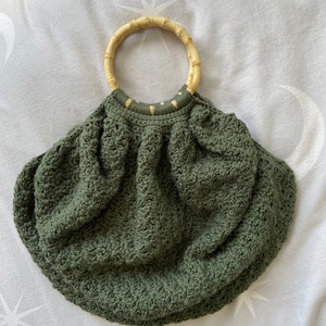 crochet bag pattern/ crochet market bag PDF/ crochet handbag/ crochet bag from rectangle pattern/ crochet handbag pattern/ PDF crochet image 3