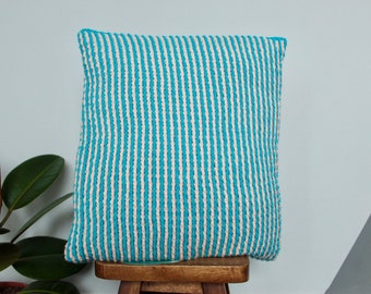 Interlocking Crochet Pinstripes Cushion Cover Pattern Pillowcase (PDF Pattern)