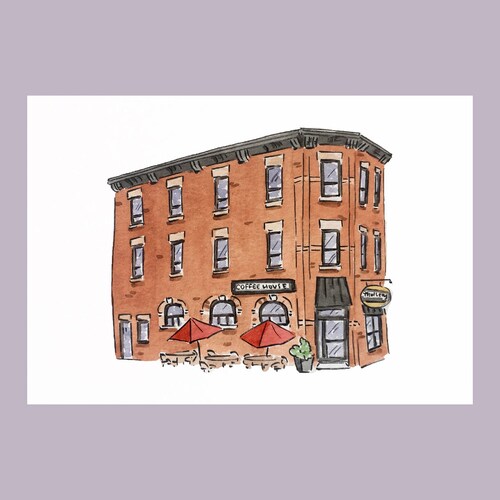 Mulberry Coffee Print hamilton Ontario / Hamont Etsy