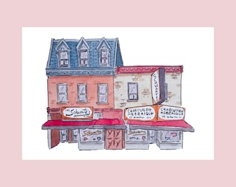 Schwartz's Deli Print (Montreal Quebec)