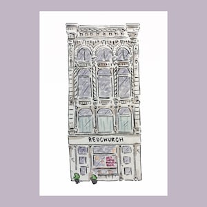 Redchurch Cafe Print (Hamilton Ontario / Hamont)