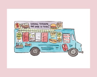 Toronto Food Truck Print (Toronto, ON)