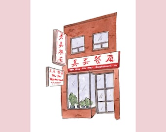 Mi Mi's Restaurant Print (Toronto, ON)