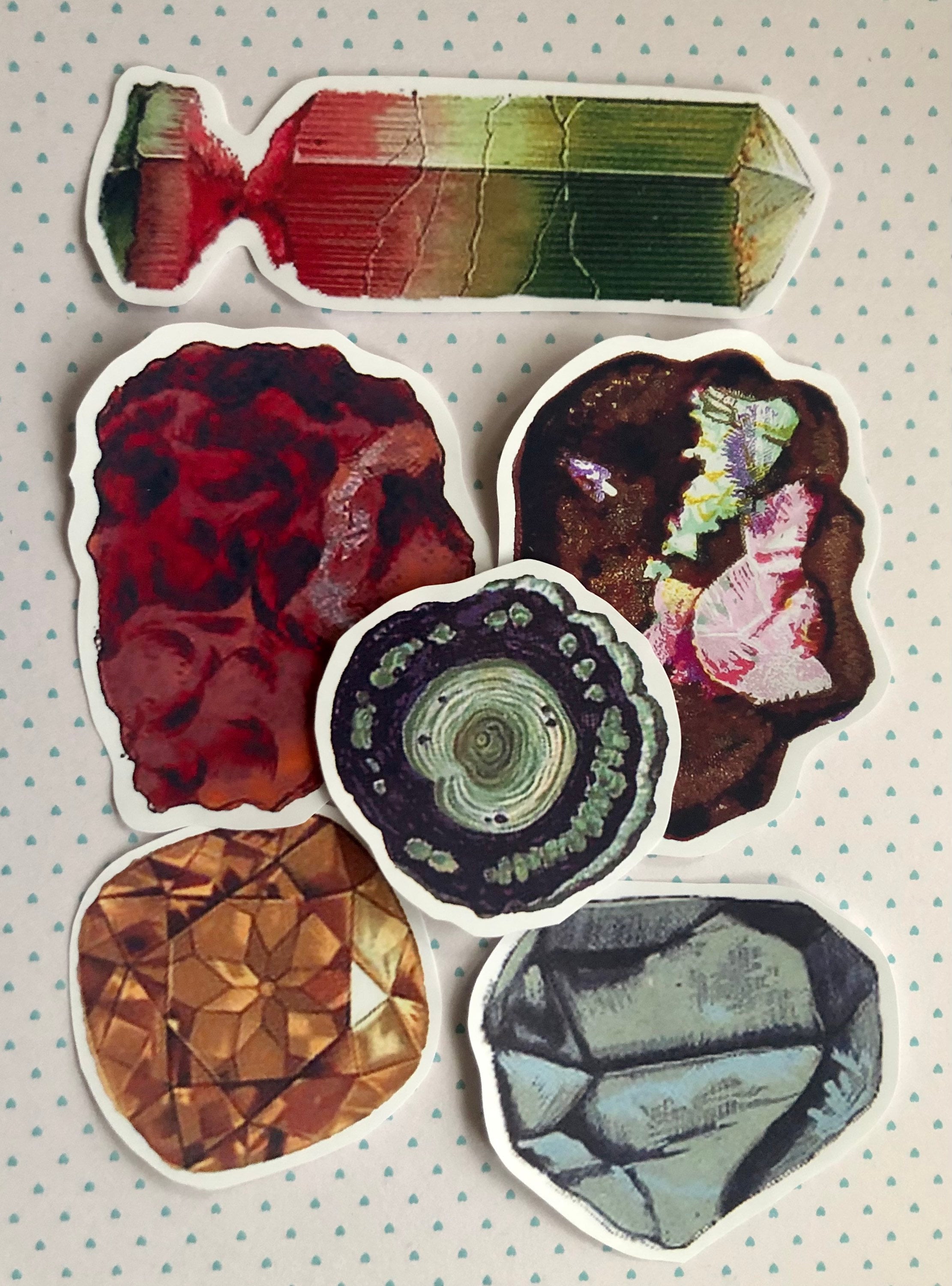 Crystal Stickers. Beautiful Crystal Stickers for Your Journal, Laptop ...