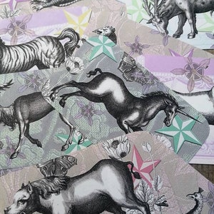 Klistermärken med mytologiska varelser, enhörningar, zebror och mer