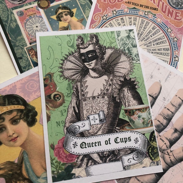 Tarot postcards. Tarot inspired postcard set