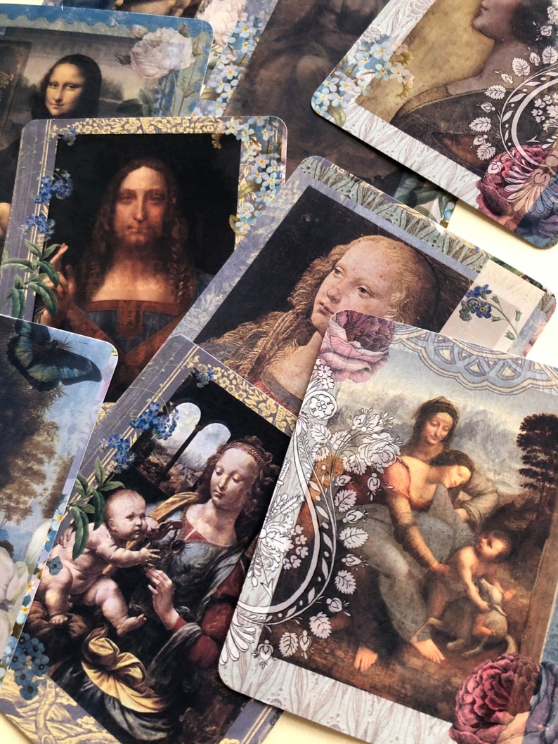 Leonardo da Vinci stickers. Beautiful stickers created using da Vincis paintings image 7