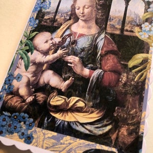 Leonardo Da Vinci kaart. Mooie Leonardo lege kaart