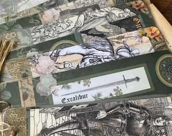 King Arthur Bookmarks, Medieval Legend, Set of 10