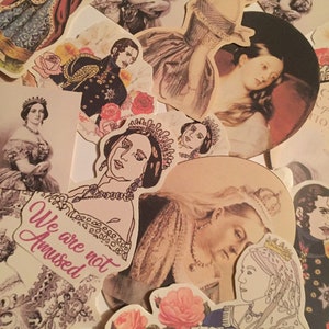Koningin Victoria-stickers. Stickers voor je laptop, dagboek, hoesje en meer! Historische stickers van de Engelse koningin