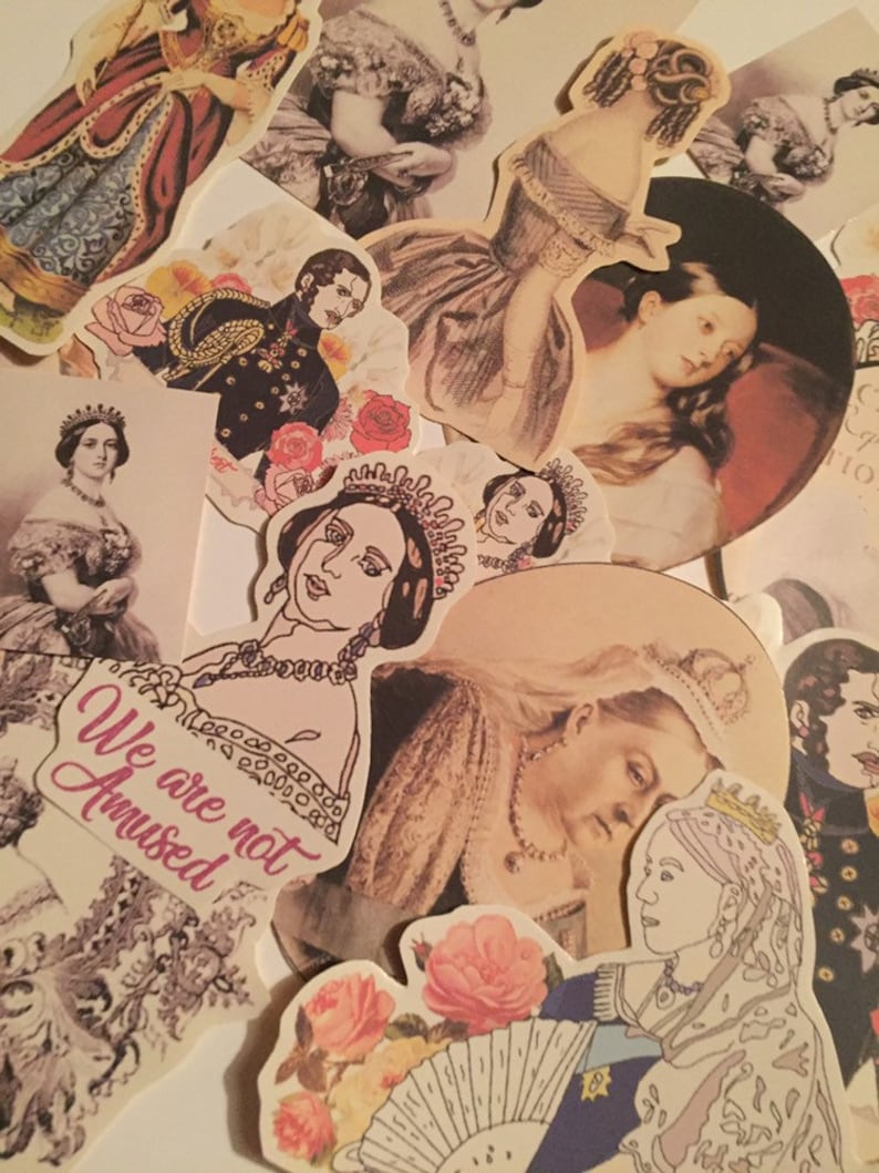 Queen Victoria Stickers. Stickers for Your Laptop Journal Etsy
