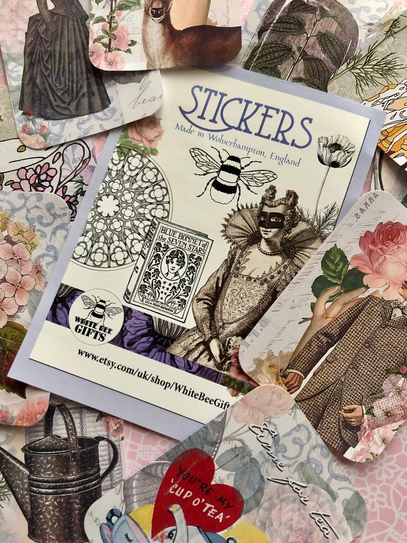 British Culture Stickers, Anglophile Scrapbook Decals, Handmade - Etsy UK