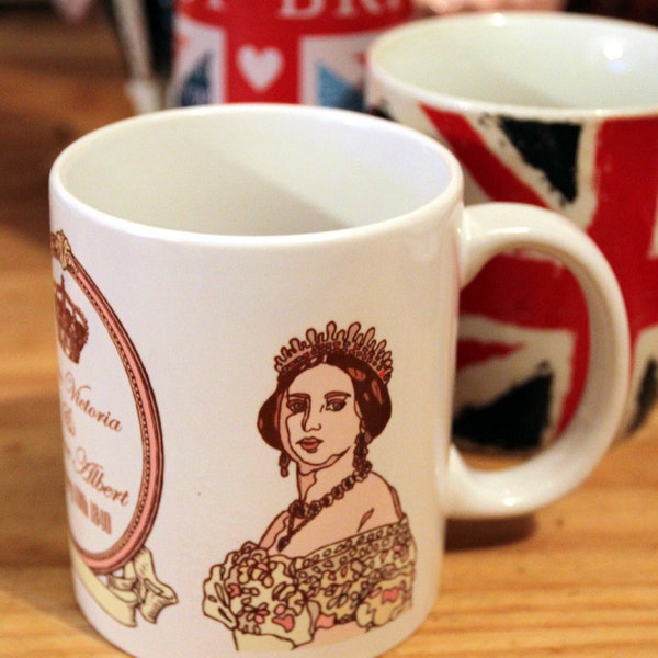 Queen Victoria and Prince Albert mug celebrating their wedding day, just right for that cup of tea!