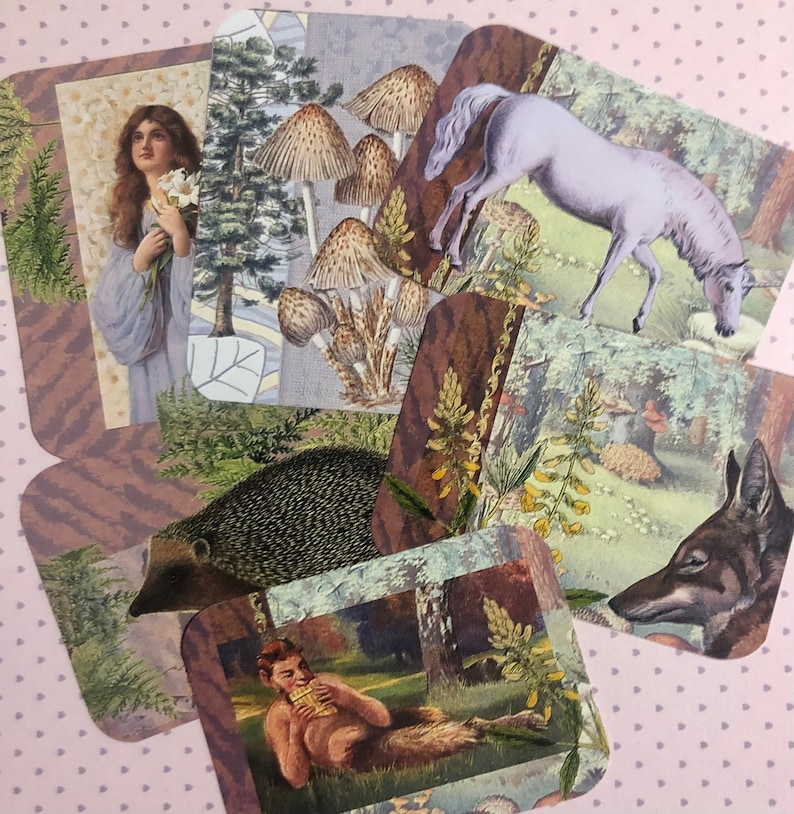 Pretty forest stickers. Enchanted forest stickers. image 6