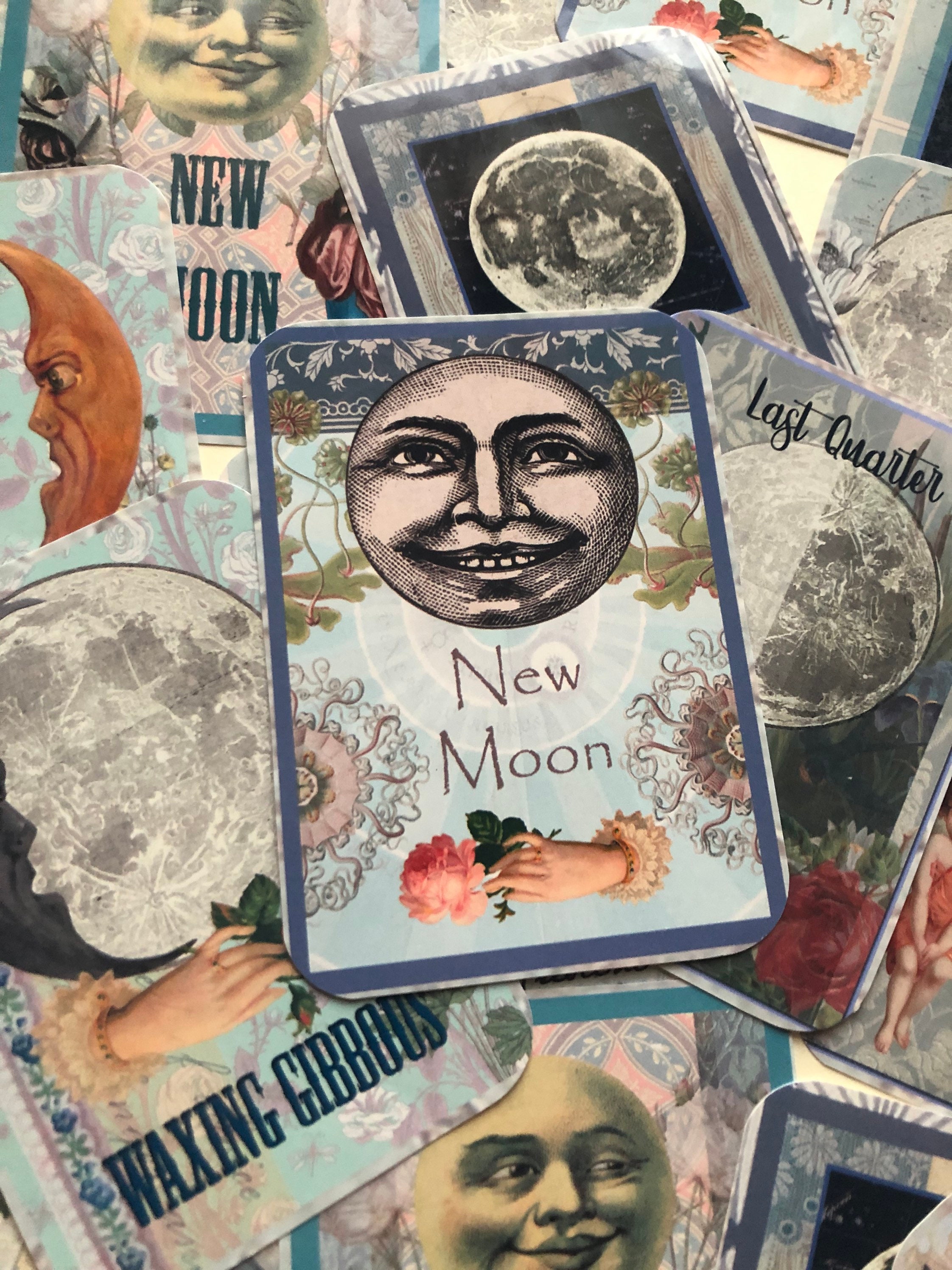 Moon Stickers. Moon Phase Stickers Etsy