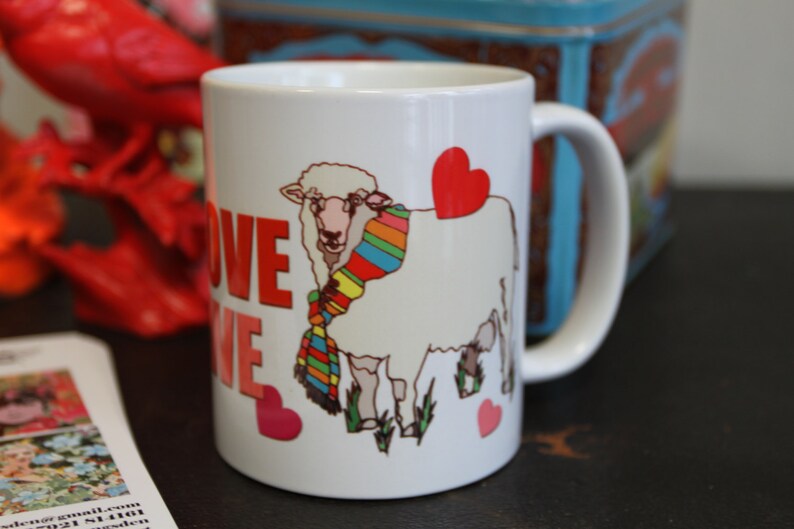 Sheep I Love Ewe! Printed Mug
