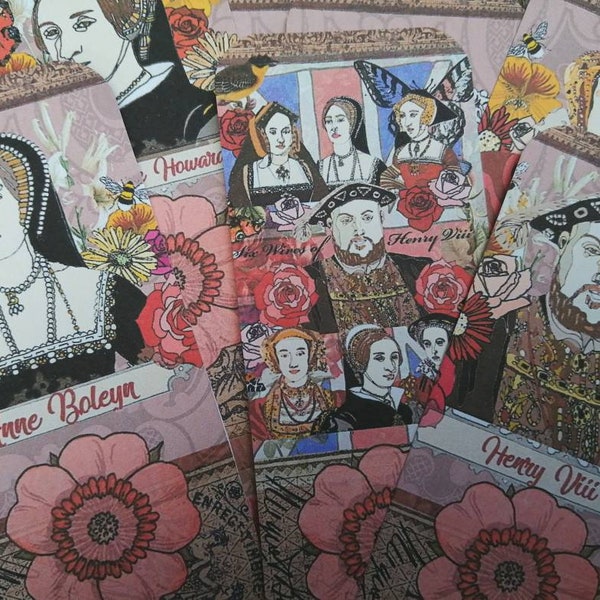 Henry VIII and his six wives bookmarks