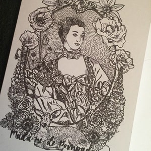 Madame de Pompadour carta, carta abbastanza illustrata con busta