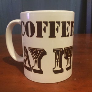 Black Country &#39;Coffee Ay It&#39; Tasse, Wolverhampton Tasse, Getränk