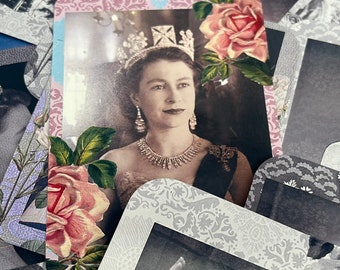 Queen Elizabeth 2nd stickers. Beautiful stickers of Queen Elizabeth 2nd