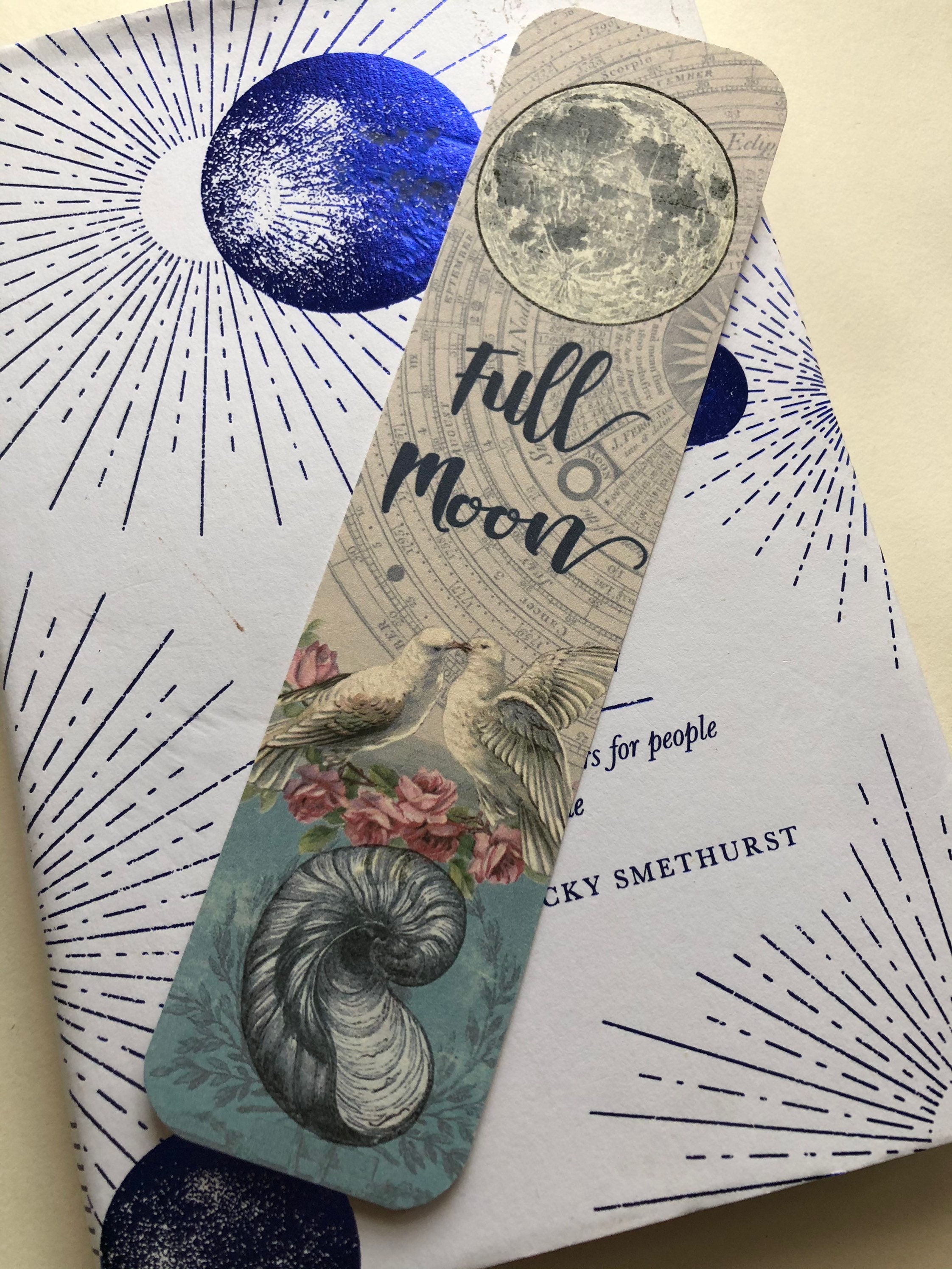 Moon bookmarks. Ten vintage style moon bookmarks Etsy