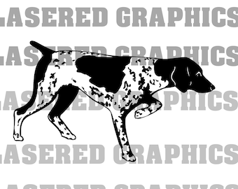 German Shorthaired Pointer Silhouette svg, German Pointer, dog svg, Instant Download!