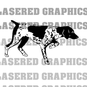 German Shorthaired Pointer Silhouette svg, German Pointer, dog svg, Instant Download!