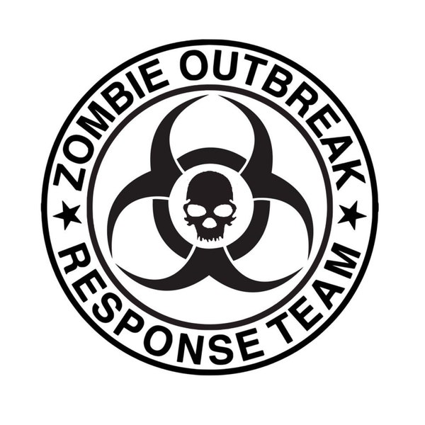 Zombie Outbreak Response Team SVG, EPS, JPEG- Clean lines, ready for your project