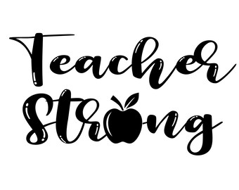 Download Teacher Strong Svg Etsy
