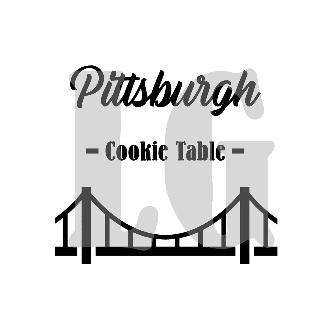 Pittsburgh Cookie Table Printable Wedding Printable Sign - Etsy