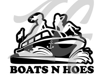 Boats n Hoes, Step Brothers, Prestige Worldwide- SVG, JPEG, EPS, clean lines, ready for your project!