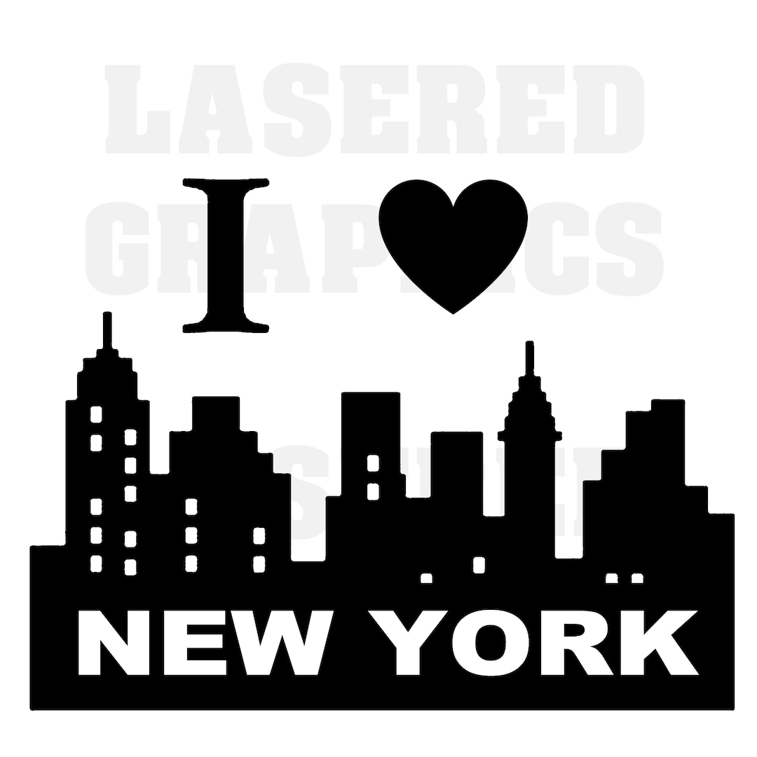 I Love New York SVG, JPEG, EPS Clean Lines, Ready for Your Project - Etsy