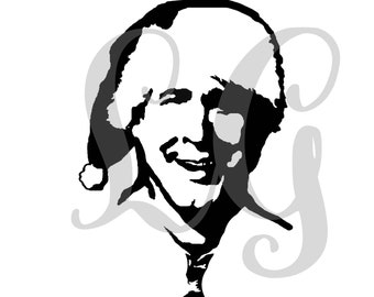 Clark Griswold Silhouette svg, Christmas Vacation svg, Tis the season to be merry svg, funny Christmas shirt, Instant Download