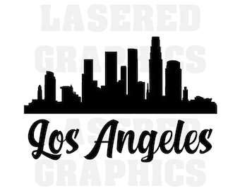 Los Angeles Skyline- SVG, JPEG, EPS, clean lines, ready for your project!