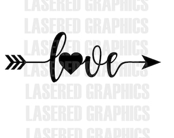 Love Valentine SVG, Valentines Day SVG, Love arrow SVG, love svg Cricut Files frame svg jpg eps