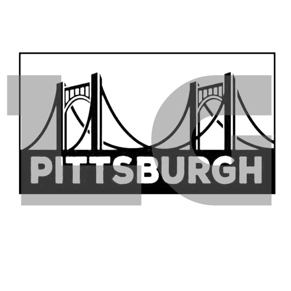 Clemente Bridge, Warhol Bridge, Carson Bridge,  Pittsburgh SVG, png, EPS, PNG- Clean Lines, Ready for Your Project!