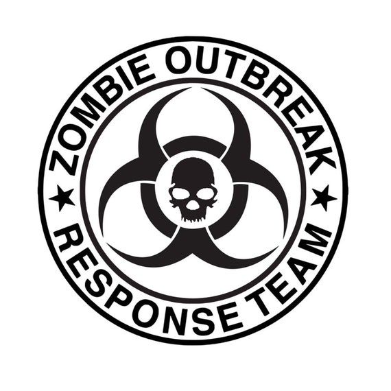 Zombie Outbreak Response Team SVG EPS JPEG Clean Lines Etsy