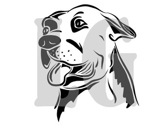 Pitbull svg, cute shirt svg- SVG, JPEG, EPS, Png- Cut file