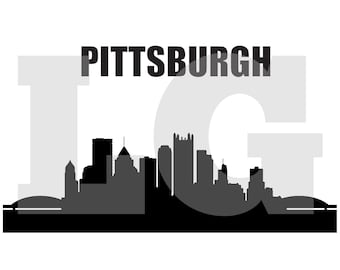 PITTSBURGH Silhouette SVG, EPS Cut File