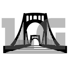 Clemente Bridge, Warhol Bridge, Carson Bridge,  Pittsburgh SVG, png, EPS, PNG- Clean Lines, Ready for Your Project!
