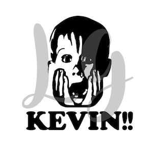 Kevin!!! Shirt, Kevin McCallister svg, Ugly Shirt, Holiday Shirt, Holiday Party, Funny Christmas Shirt, 90&#39;s movie - SVG, EPS, PNG