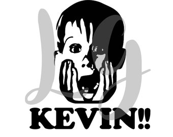 Kevin!!! Shirt, Kevin McCallister svg, Ugly Shirt, Holiday Shirt, Holiday Party, Funny Christmas Shirt, 90's movie - SVG, EPS, PNG