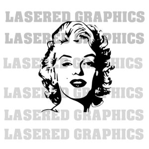 Marilyn Monroe svg, Marylin Silhouette Clip Art Image, Marilyn Monroe cut file, Marilyn Monroe SVG, eps, jpeg, Instant Download!