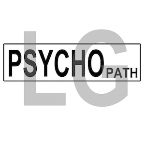 サイコ パス svg、サイコ svg、サイコ 道路標識 svg、面白いシャツのアイデア - クリカット用カット ファイル、シルエット、クリカット svg
