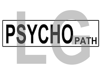 Psycho path svg, Psycho svg, Pyscho road sign svg, funny shirt idea- cut file for cricut, silhouette, Cricut svg
