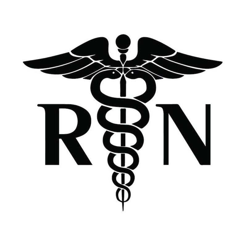 Nurse RN svg, eps, jpeg Clean Lines & Ready For Your Project image 1