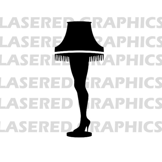 Leg Lamp Christmas Story Fragile Instant Download SVG EPS Jpeg