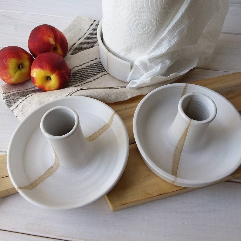 Ceramic Paper Towel Holder Handmade Paper Towel Stand Etsy