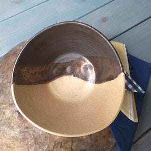Bronze Pottery Bowl, Ceramic Bowl, Salad Bowl, Serving Bowl, Pottery Bowl, Beige Ceramic Bowl, Black Ceramic Bowl, Triangular Pottery Bowl